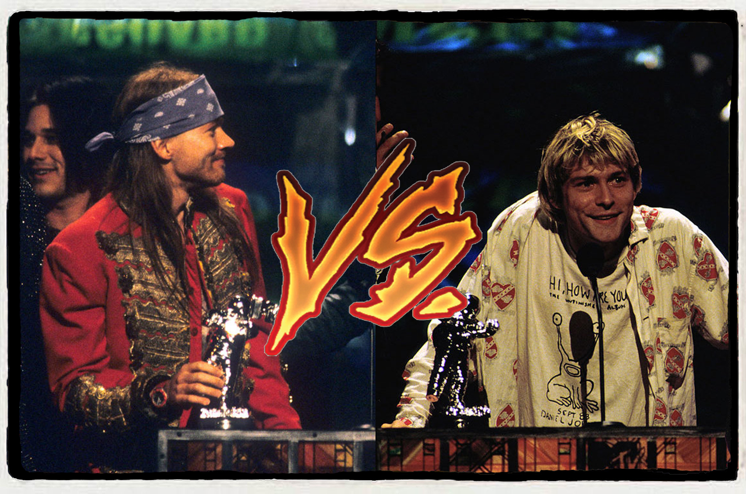 Kurt Cobain vs Axl Rose