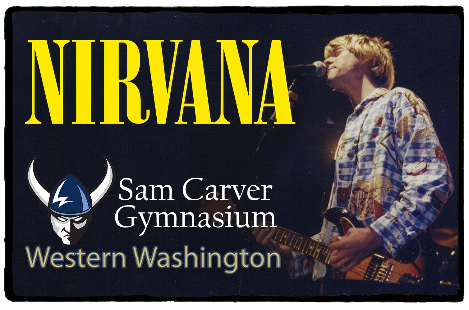 Nirvana no Sam Carver Gymnasium – 03 de Outubro de 1992
