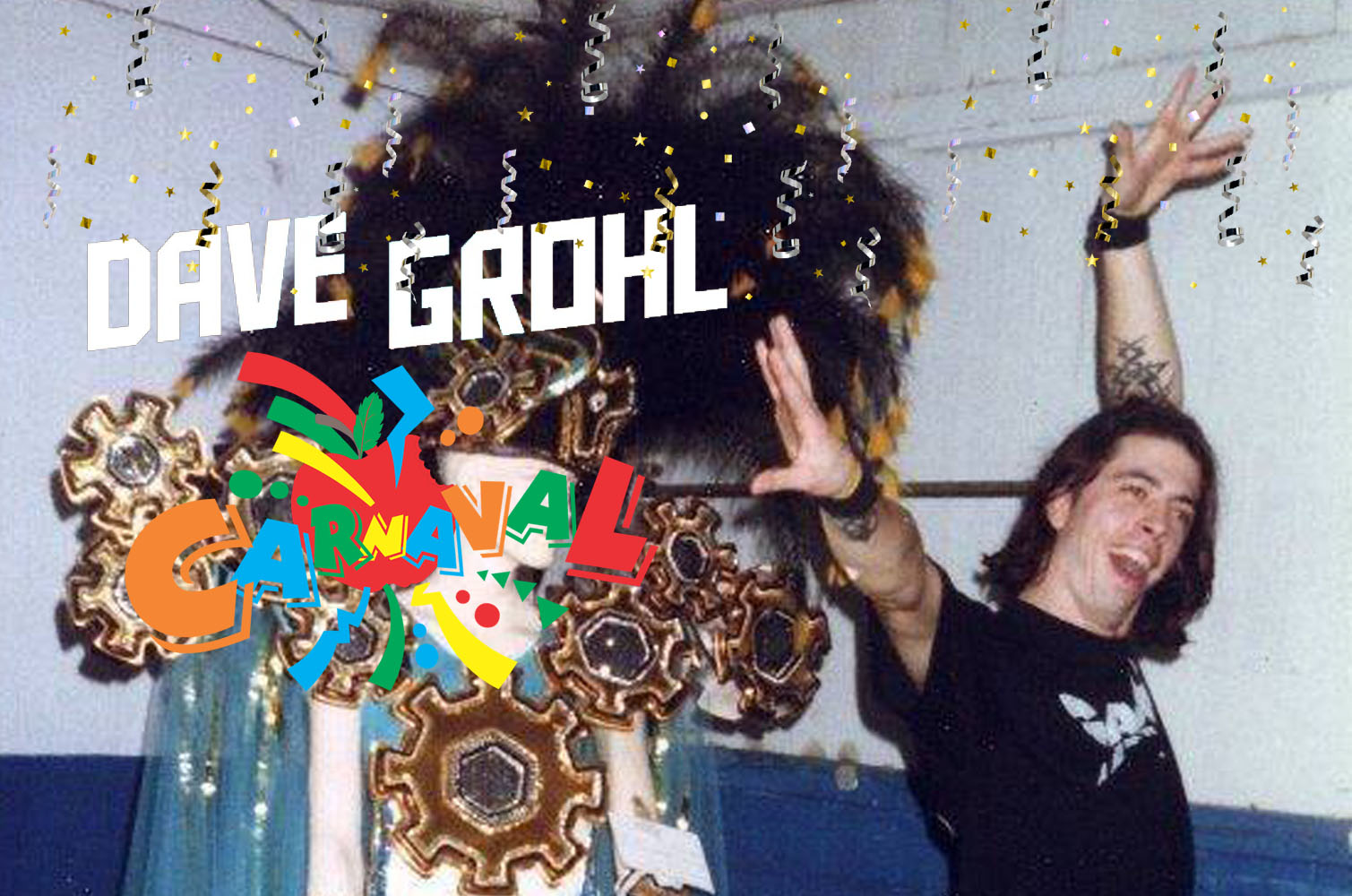 Dave Grohl no Carnaval do Rio de Janeiro