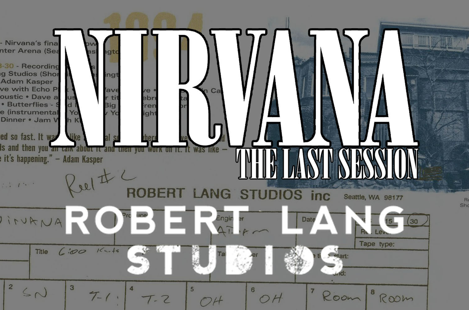 A ultima sessão de gravações do NIRVANA